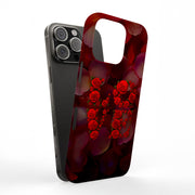 Love in Roses Tough Cases For Apple iPhone (17, 16, 15, 14, 13, 12, 11, X, SE, 8, 7/ Air, Plus, Pro, Max, Mini, XR, XS), Print in USA