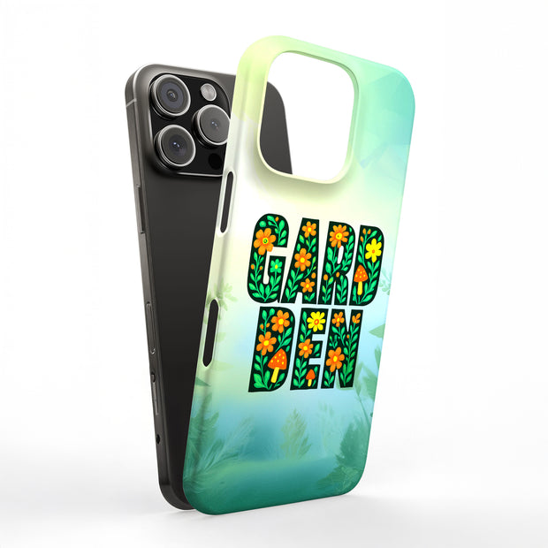 Garden Flower Tough Cases For Apple iPhone (17, 16, 15, 14, 13, 12, 11, X, SE, 8, 7/ Air, Plus, Pro, Max, Mini, XR, XS), Print in USA