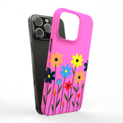 Vivid Wild Flowers Tough Cases For Apple iPhone (17, 16, 15, 14, 13, 12, 11, X, SE, 8, 7/ Air, Plus, Pro, Max, Mini, XR, XS), Print in USA