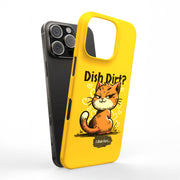 Snarky Cat Fart Tough Cases For Apple iPhone (17, 16, 15, 14, 13, 12, 11, X, SE, 8, 7/ Air, Plus, Pro, Max, Mini, XR, XS), Print in USA