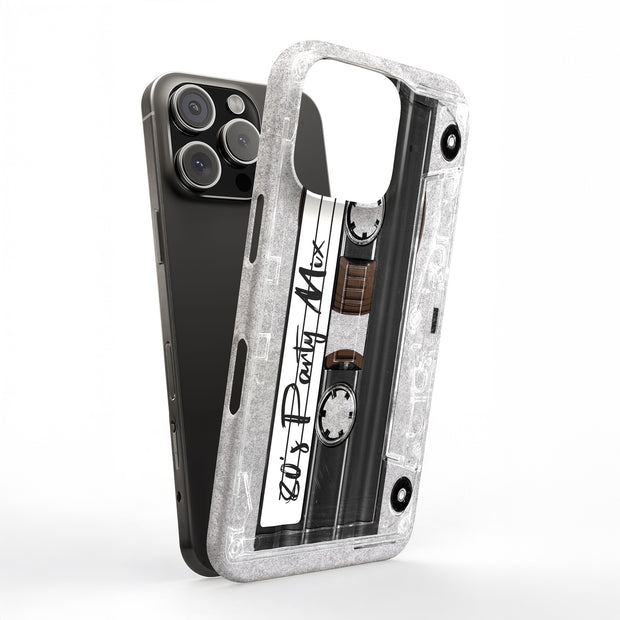 80's Party Cassette Tough Cases For Apple iPhone (17, 16, 15, 14, 13, 12, 11, X, SE, 8, 7/ Air, Plus, Pro, Max, Mini, XR, XS), Print in USA