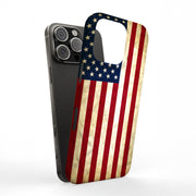 American Flag Tough Cases For Apple iPhone (17, 16, 15, 14, 13, 12, 11, X, SE, 8, 7/ Air, Plus, Pro, Max, Mini, XR, XS), Print in USA