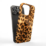 Leopard Skin Tough Cases For Apple iPhone (17, 16, 15, 14, 13, 12, 11, X, SE, 8, 7/ Air, Plus, Pro, Max, Mini, XR, XS), Print in USA