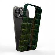 Satin Green Tough Cases For Apple iPhone (17, 16, 15, 14, 13, 12, 11, X, SE, 8, 7/ Air, Plus, Pro, Max, Mini, XR, XS), Print in USA