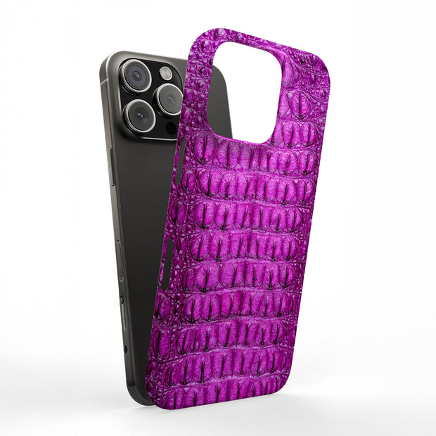 Crocodile Skin Tough Cases For Apple iPhone (17, 16, 15, 14, 13, 12, 11, X, SE, 8, 7/ Air, Plus, Pro, Max, Mini, XR, XS), Print in USA