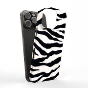 Zebra Stripe 1 Tough Cases For Apple iPhone (17, 16, 15, 14, 13, 12, 11, X, SE, 8, 7/ Air, Plus, Pro, Max, Mini, XR, XS), Print in USA
