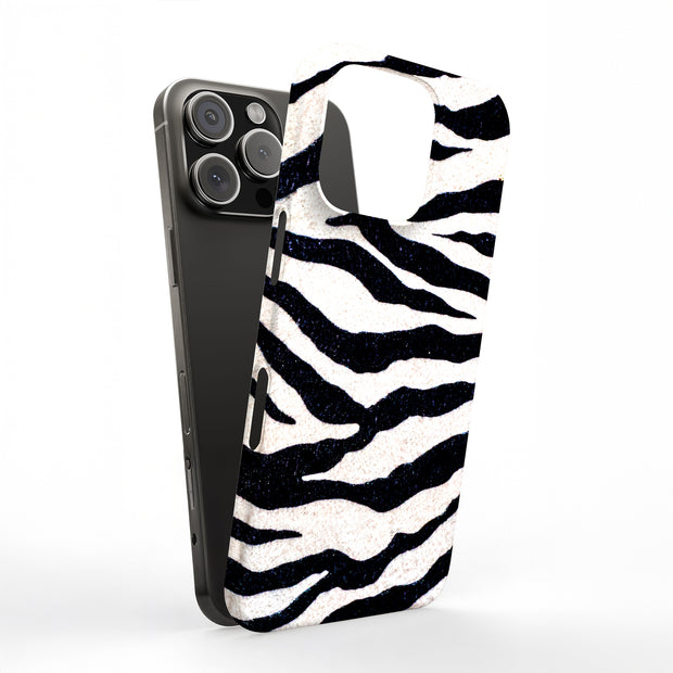 Zebra Stripe 1 Tough Cases For Apple iPhone (17, 16, 15, 14, 13, 12, 11, X, SE, 8, 7/ Air, Plus, Pro, Max, Mini, XR, XS), Print in USA