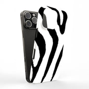 Zebra Stripe Tough Cases For Apple iPhone (17, 16, 15, 14, 13, 12, 11, X, SE, 8, 7/ Air, Plus, Pro, Max, Mini, XR, XS), Print in USA