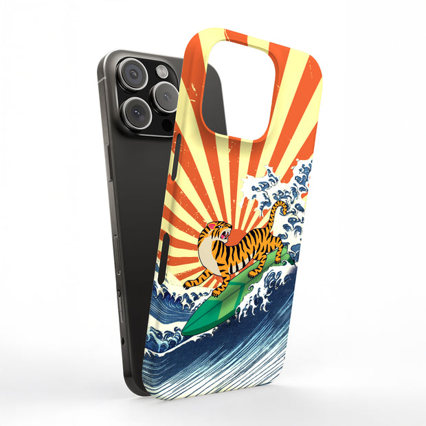 Japanese Tiger Tough Cases For Apple iPhone (17, 16, 15, 14, 13, 12, 11, X, SE, 8, 7/ Air, Plus, Pro, Max, Mini, XR, XS), Print in USA