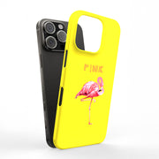 Flamingo Stand Tough Cases For Apple iPhone (17, 16, 15, 14, 13, 12, 11, X, SE, 8, 7/ Air, Plus, Pro, Max, Mini, XR, XS), Print in USA