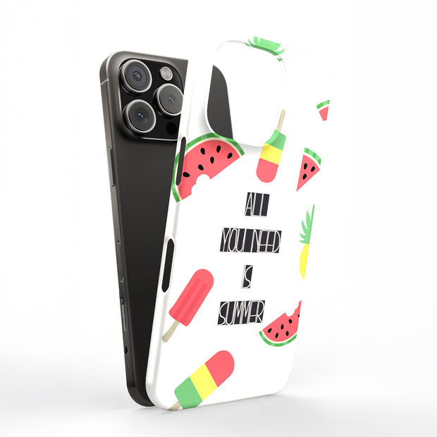 Only Summer Tough Cases For Apple iPhone (17, 16, 15, 14, 13, 12, 11, X, SE, 8, 7/ Air, Plus, Pro, Max, Mini, XR, XS), Print in USA