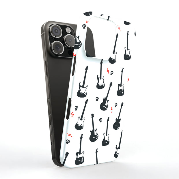 Rock Guitar Tough Cases For Apple iPhone (17, 16, 15, 14, 13, 12, 11, X, SE, 8, 7/ Air, Plus, Pro, Max, Mini, XR, XS), Print in USA