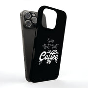 First Coffee Tough Cases For Apple iPhone (17, 16, 15, 14, 13, 12, 11, X, SE, 8, 7/ Air, Plus, Pro, Max, Mini, XR, XS), Print in USA