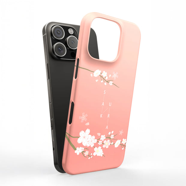 Cherry Blossom Tough Cases For Apple iPhone (17, 16, 15, 14, 13, 12, 11, X, SE, 8, 7/ Air, Plus, Pro, Max, Mini, XR, XS), Print in USA