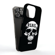 Rebel Skull Tough Cases For Apple iPhone (17, 16, 15, 14, 13, 12, 11, X, SE, 8, 7/ Air, Plus, Pro, Max, Mini, XR, XS), Print in USA