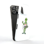 Bleh Alien Wht Tough Cases For Apple iPhone (17, 16, 15, 14, 13, 12, 11, X, SE, 8, 7/ Air, Plus, Pro, Max, Mini, XR, XS), Print in USA