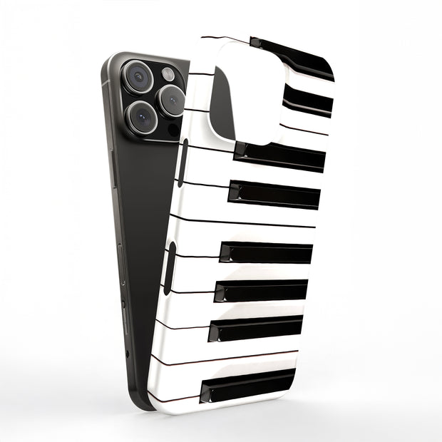 Piano Keys Tough Cases For Apple iPhone (17, 16, 15, 14, 13, 12, 11, X, SE, 8, 7/ Air, Plus, Pro, Max, Mini, XR, XS), Print in USA