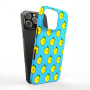 Lemon MaMa Blue Tough Cases For Apple iPhone (17, 16, 15, 14, 13, 12, 11, X, SE, 8, 7/ Air, Plus, Pro, Max, Mini, XR, XS), Print in USA