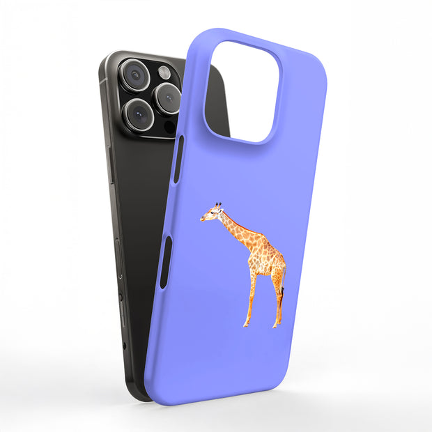 Giraffe Photo Tough Cases For Apple iPhone (17, 16, 15, 14, 13, 12, 11, X, SE, 8, 7/ Air, Plus, Pro, Max, Mini, XR, XS), Print in USA