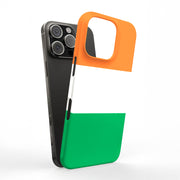 Flag Ireland Tough Cases For Apple iPhone (17, 16, 15, 14, 13, 12, 11, X, SE, 8, 7/ Air, Plus, Pro, Max, Mini, XR, XS), Print in USA