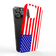 Flag America Tough Cases For Apple iPhone (17, 16, 15, 14, 13, 12, 11, X, SE, 8, 7/ Air, Plus, Pro, Max, Mini, XR, XS), Print in USA