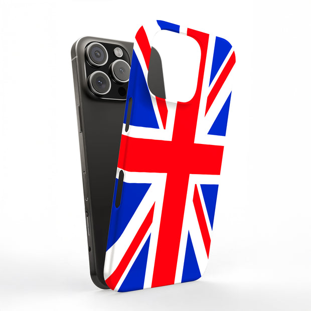 Flag UK Tough Cases For Apple iPhone (17, 16, 15, 14, 13, 12, 11, X, SE, 8, 7/ Air, Plus, Pro, Max, Mini, XR, XS), Print in USA