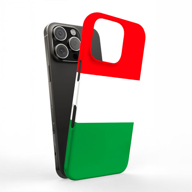 Flag Italy Tough Cases For Apple iPhone (17, 16, 15, 14, 13, 12, 11, X, SE, 8, 7/ Air, Plus, Pro, Max, Mini, XR, XS), Print in USA