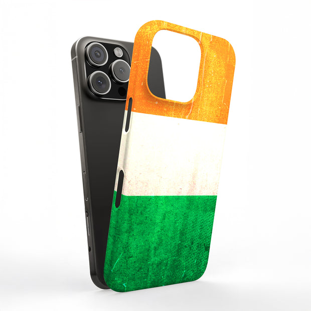 Ireland Flag  Tough Cases For Apple iPhone (17, 16, 15, 14, 13, 12, 11, X, SE, 8, 7/ Air, Plus, Pro, Max, Mini, XR, XS), Print in USA