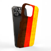 Germany Flag  Tough Cases For Apple iPhone (17, 16, 15, 14, 13, 12, 11, X, SE, 8, 7/ Air, Plus, Pro, Max, Mini, XR, XS), Print in USA