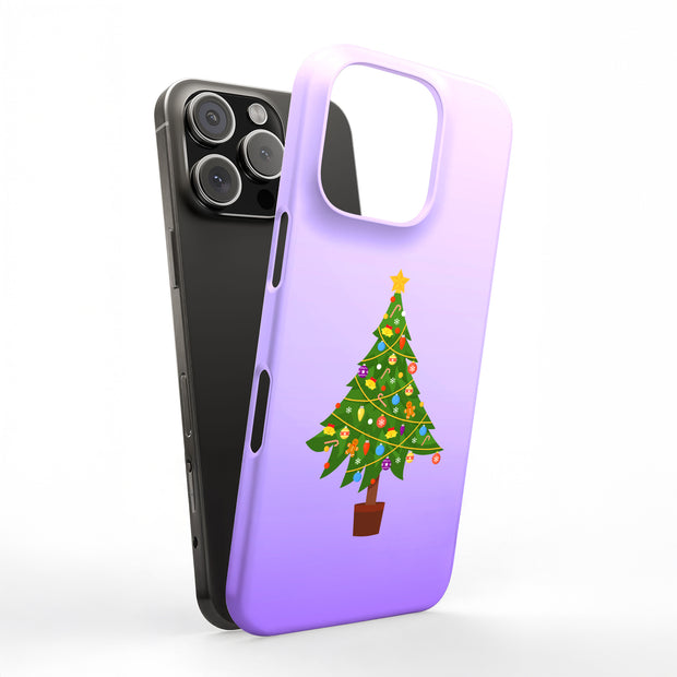 Xmas Tree Tough Cases For Apple iPhone (17, 16, 15, 14, 13, 12, 11, X, SE, 8, 7/ Air, Plus, Pro, Max, Mini, XR, XS), Print in USA