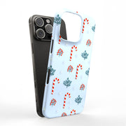 Candy Cane Tough Cases For Apple iPhone (17, 16, 15, 14, 13, 12, 11, X, SE, 8, 7/ Air, Plus, Pro, Max, Mini, XR, XS), Print in USA