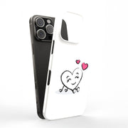 Heart 1 Tough Cases For Apple iPhone (17, 16, 15, 14, 13, 12, 11, X, SE, 8, 7/ Air, Plus, Pro, Max, Mini, XR, XS), Print in USA