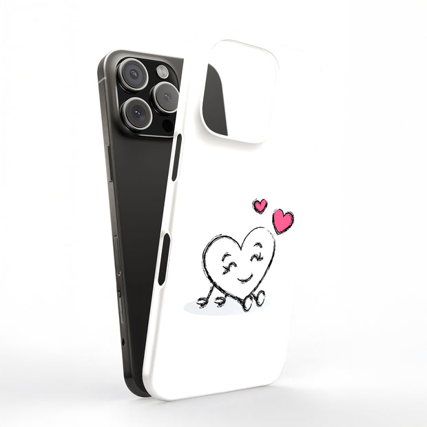 Heart 1 Tough Cases For Apple iPhone (17, 16, 15, 14, 13, 12, 11, X, SE, 8, 7/ Air, Plus, Pro, Max, Mini, XR, XS), Print in USA