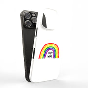 Rainbow Love 1 Tough Cases For Apple iPhone (17, 16, 15, 14, 13, 12, 11, X, SE, 8, 7/ Air, Plus, Pro, Max, Mini, XR, XS), Print in USA