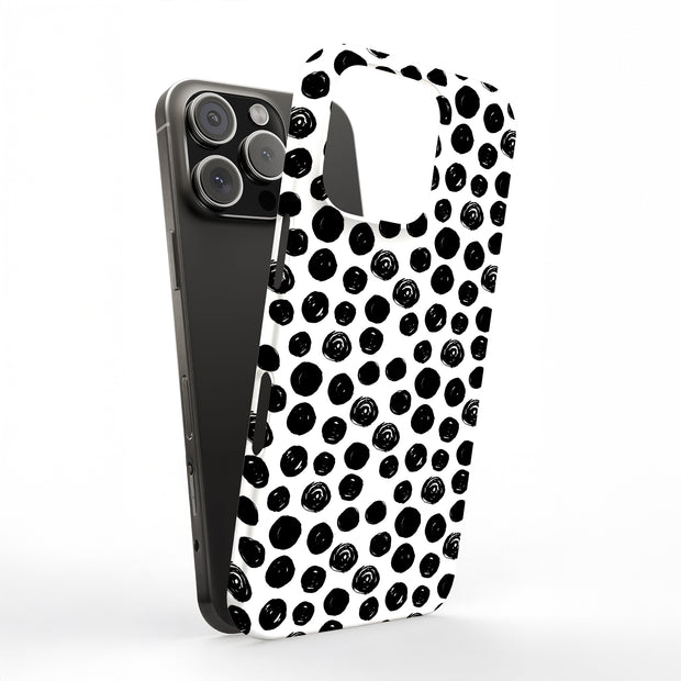 Polka Dot 8 Tough Cases For Apple iPhone (17, 16, 15, 14, 13, 12, 11, X, SE, 8, 7/ Air, Plus, Pro, Max, Mini, XR, XS), Print in USA