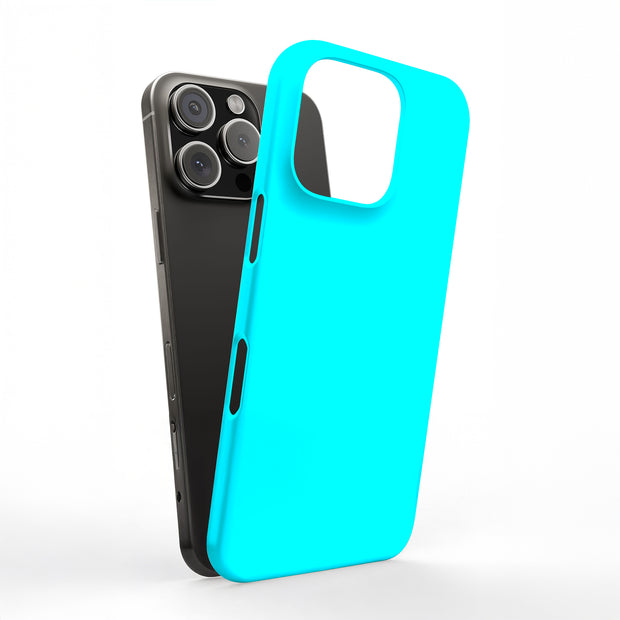 Sky Blue Tough Cases For Apple iPhone (17, 16, 15, 14, 13, 12, 11, X, SE, 8, 7/ Air, Plus, Pro, Max, Mini, XR, XS), Print in USA