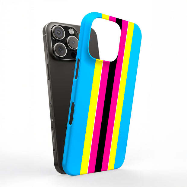 Race Stripe 17 Tough Cases For Apple iPhone (17, 16, 15, 14, 13, 12, 11, X, SE, 8, 7/ Air, Plus, Pro, Max, Mini, XR, XS), Print in USA