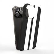 Race Stripe 18 Tough Cases For Apple iPhone (17, 16, 15, 14, 13, 12, 11, X, SE, 8, 7/ Air, Plus, Pro, Max, Mini, XR, XS), Print in USA