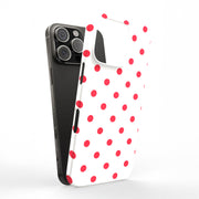 Dots Clear Tough Cases For Apple iPhone (17, 16, 15, 14, 13, 12, 11, X, SE, 8, 7/ Air, Plus, Pro, Max, Mini, XR, XS), Print in USA
