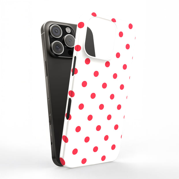 Dots Clear Tough Cases For Apple iPhone (17, 16, 15, 14, 13, 12, 11, X, SE, 8, 7/ Air, Plus, Pro, Max, Mini, XR, XS), Print in USA
