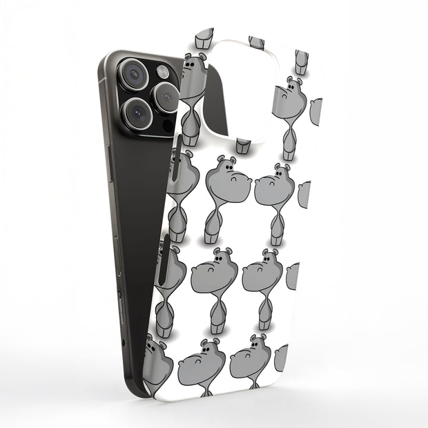 Hippo One Tough Cases For Apple iPhone (17, 16, 15, 14, 13, 12, 11, X, SE, 8, 7/ Air, Plus, Pro, Max, Mini, XR, XS), Print in USA