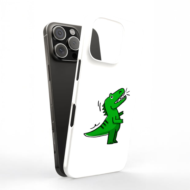 Dinosaur Cute 2 Tough Cases For Apple iPhone (17, 16, 15, 14, 13, 12, 11, X, SE, 8, 7/ Air, Plus, Pro, Max, Mini, XR, XS), Print in USA