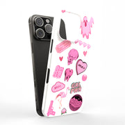 Skull Collage Tough Cases For Apple iPhone (17, 16, 15, 14, 13, 12, 11, X, SE, 8, 7/ Air, Plus, Pro, Max, Mini, XR, XS), Print in USA
