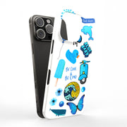 Butterfly Duck Tough Cases For Apple iPhone (17, 16, 15, 14, 13, 12, 11, X, SE, 8, 7/ Air, Plus, Pro, Max, Mini, XR, XS), Print in USA