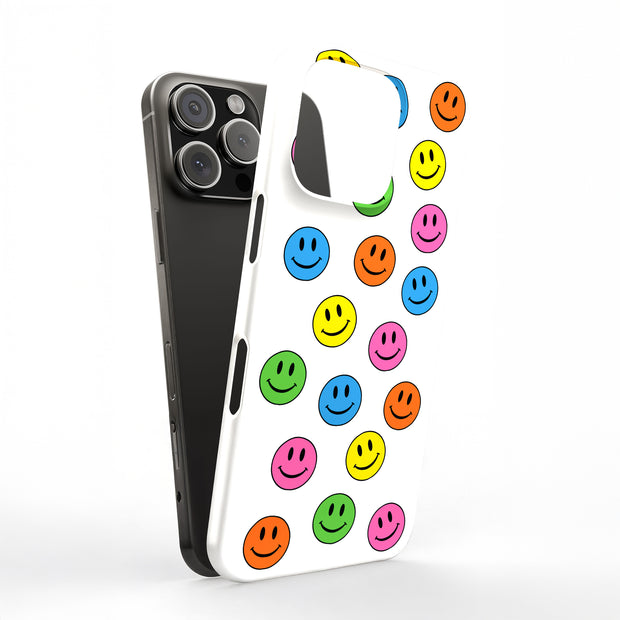 Icon Collage Tough Cases For Apple iPhone (17, 16, 15, 14, 13, 12, 11, X, SE, 8, 7/ Air, Plus, Pro, Max, Mini, XR, XS), Print in USA