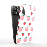 Pink Fruit Tough Cases For Apple iPhone (17, 16, 15, 14, 13, 12, 11, X, SE, 8, 7/ Air, Plus, Pro, Max, Mini, XR, XS), Print in USA
