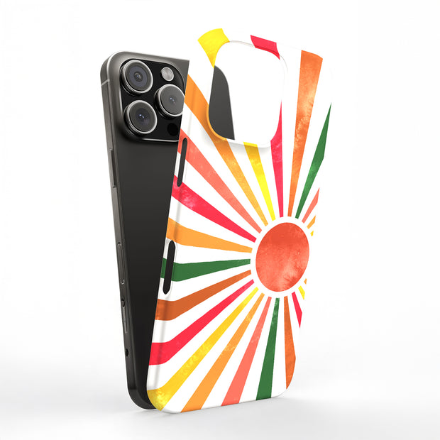 Bright Sun Tough Cases For Apple iPhone (17, 16, 15, 14, 13, 12, 11, X, SE, 8, 7/ Air, Plus, Pro, Max, Mini, XR, XS), Print in USA