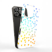 Gradient Hearts Tough Cases For Apple iPhone (17, 16, 15, 14, 13, 12, 11, X, SE, 8, 7/ Air, Plus, Pro, Max, Mini, XR, XS), Print in USA