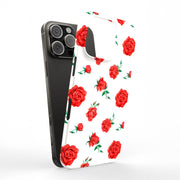 Garden Roses Tough Cases For Apple iPhone (17, 16, 15, 14, 13, 12, 11, X, SE, 8, 7/ Air, Plus, Pro, Max, Mini, XR, XS), Print in USA