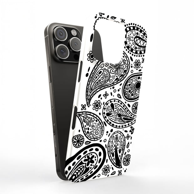 Black Bandana 2 Tough Cases For Apple iPhone (17, 16, 15, 14, 13, 12, 11, X, SE, 8, 7/ Air, Plus, Pro, Max, Mini, XR, XS), Print in USA